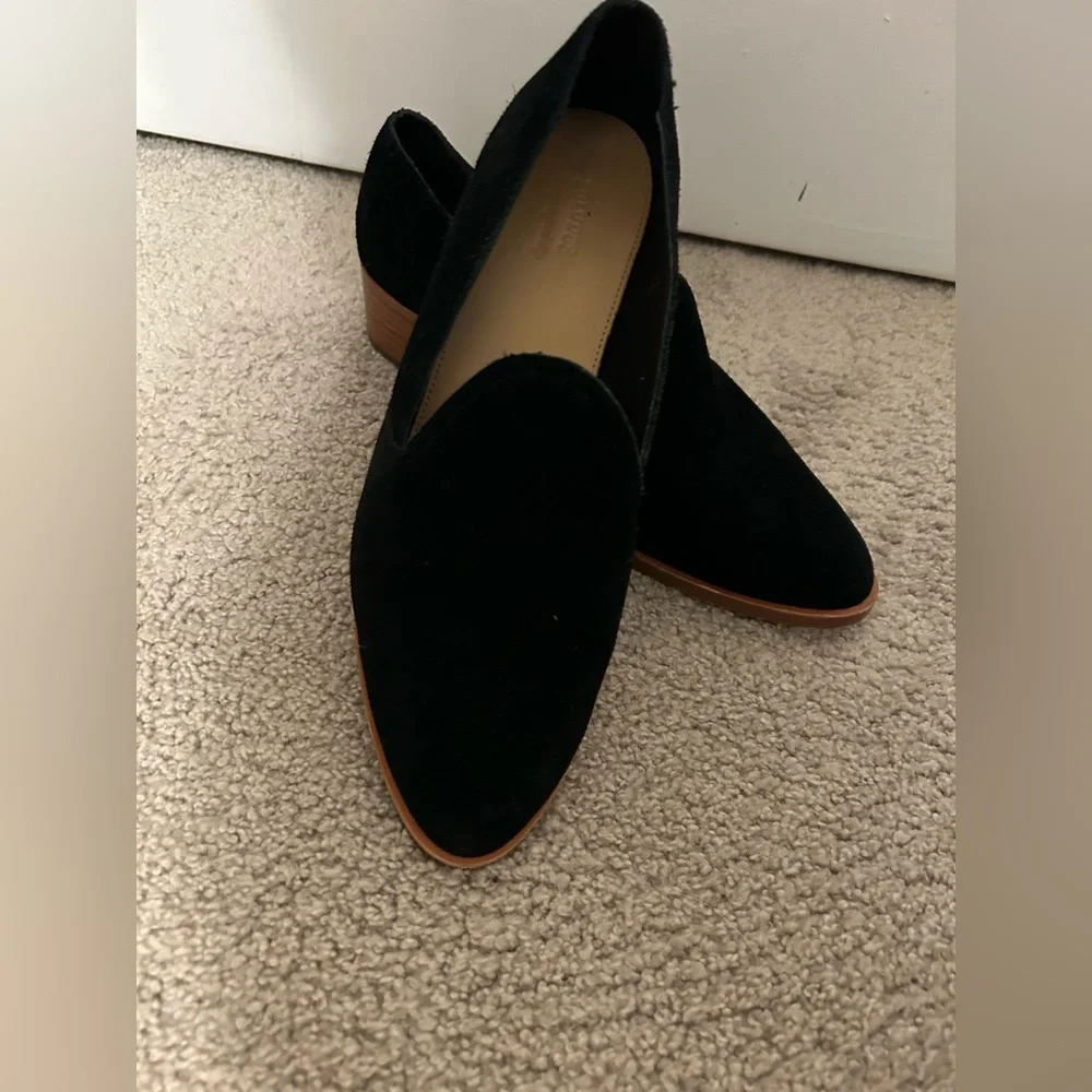 Soludos Black suede Loafers - Picture 2 of 4